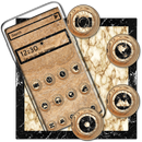 Golden cream and black marble theme APK