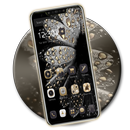 Black Golden Drops Theme APK