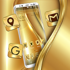 Golden Launcher Theme ikon