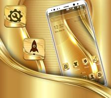 برنامه‌نما Golden Launcher Theme عکس از صفحه