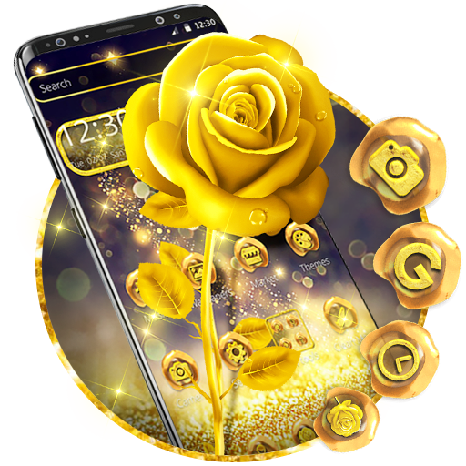 Luxury gold rose theme
