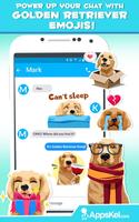 Golden Retriever Emoji - Large Dog Sticker App تصوير الشاشة 2