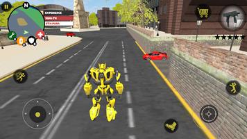 Golden Robot Car تصوير الشاشة 2