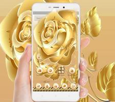 Golden Rose Luxury Business Theme capture d'écran 1
