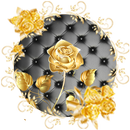 Golden Rose Leather Theme APK