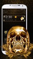 Shiny golden skull theme screenshot 1