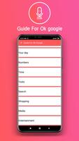guide for ok google voice comm captura de pantalla 1