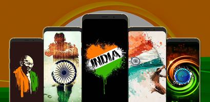 India Flag Plakat