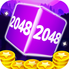 Golden Cube 2048 Game icône