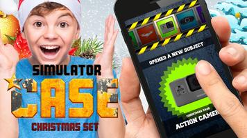 Open case simulator - new year christmas set poster