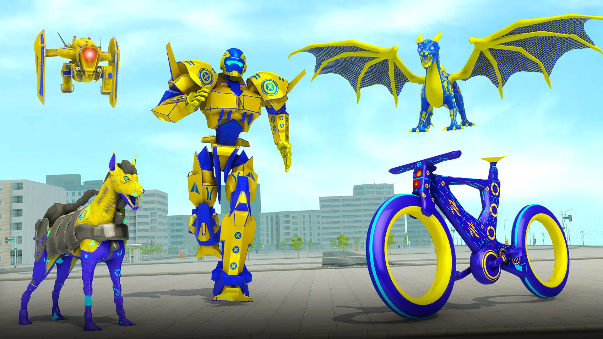BMX Cycle Robot Transform War APK for Android Download