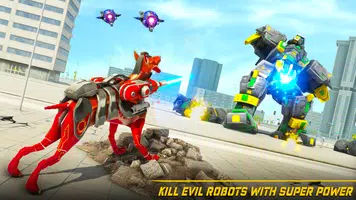 BMX Cycle Robot Transform War ảnh chụp màn hình 3