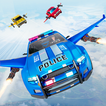 Flying Police Car Chase: Flying Car Simulator