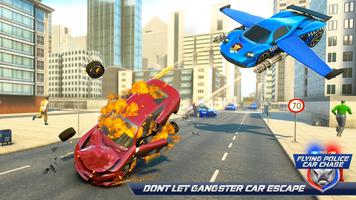 Flying Police Car Chase скриншот 3