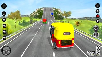 Tuk Tuk Auto Rickshaw Drive 3D Plakat