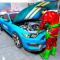 Superhero Police Car Mechanic: Free Car Game