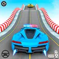 Police Mega Ramp Car game: Racing car stunts 3d