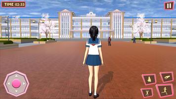 Sakura High School Life Fun 3D โปสเตอร์