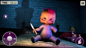 Scary Pink Baby : Yellow House screenshot 2