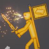 Golden Human Army Playground