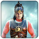 King bahubali Photo Suit أيقونة