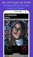 برنامه‌نما Fake Girl Friends Call SMS عکس از صفحه