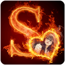 Fire Text Photo Frame APK