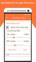 Automatic Flash On Call & SMS capture d'écran 3