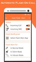 Automatic Flash On Call & SMS Affiche