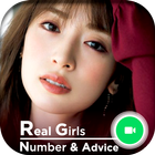 Girls mobile number live video chat guide आइकन
