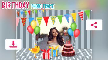 برنامه‌نما Birthday Photo Frame Maker عکس از صفحه