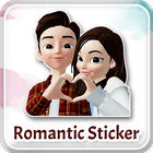 Romantic stickers for whatsapp - LOVE WAStickerapp icône