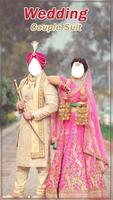 Wedding Couple photo suit: Couple photo montage постер