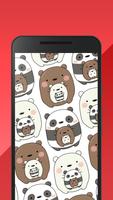 Cute Bear Wallpapers Plakat