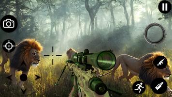 जंगली जानवरों का शिकार खेल स्क्रीनशॉट 1