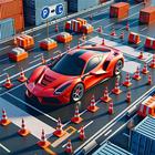 Parking jeux de conduite en 3D icône