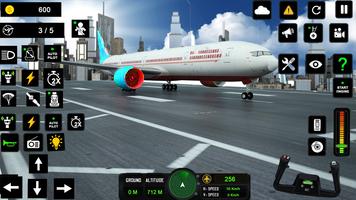 Vliegtuig Simulator: Vlucht sp-poster