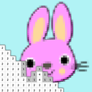Cute Bunny coloring By Number: Pixel Art APK