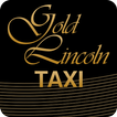 Gold Lincoln Taxi