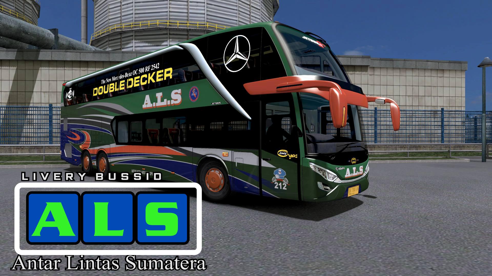 Livery Bus Simulator Indonesia Double Decker Keren