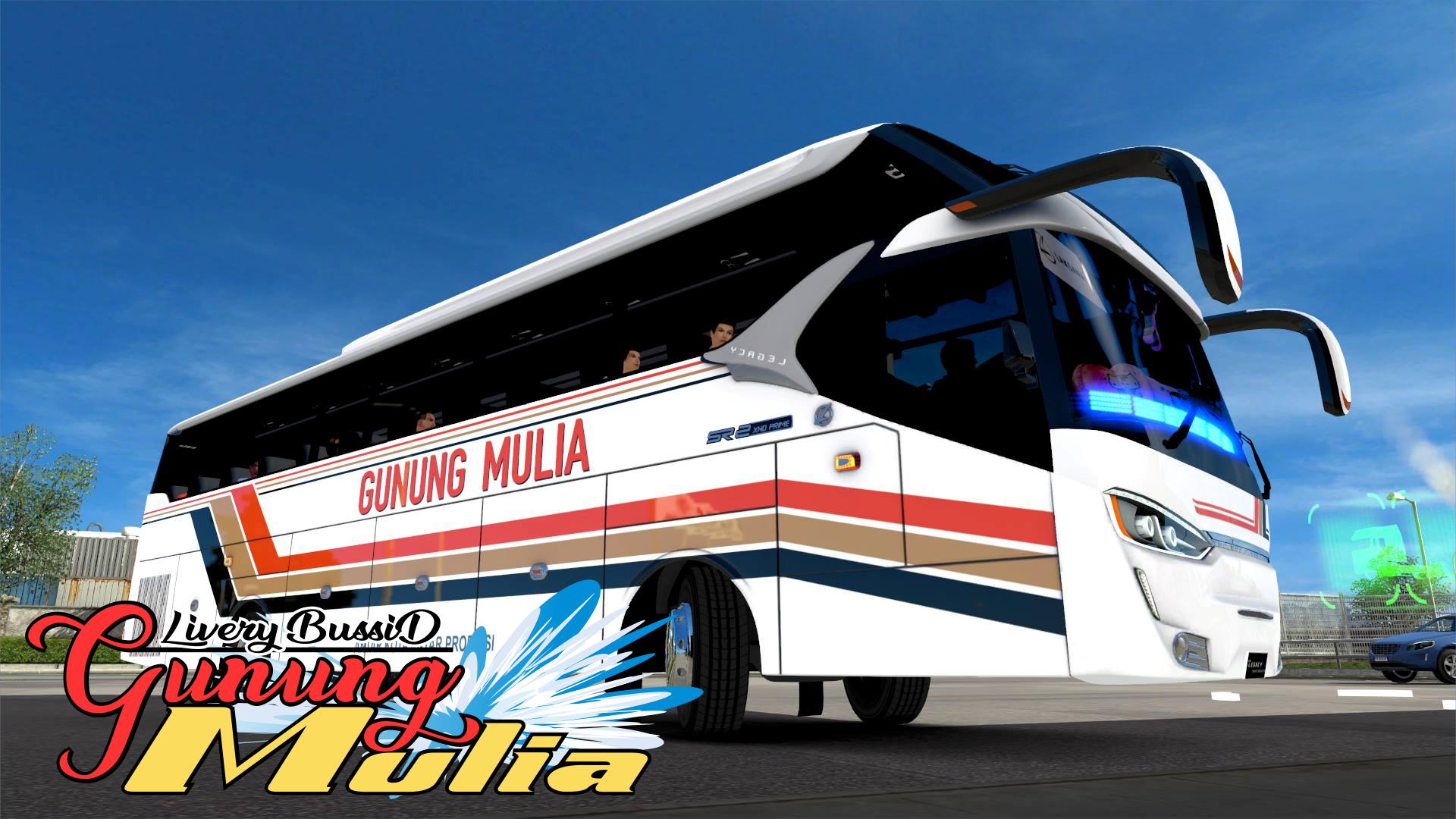 Livery Bussid Hd Gunung Mulia - 599 Download Livery Bussid