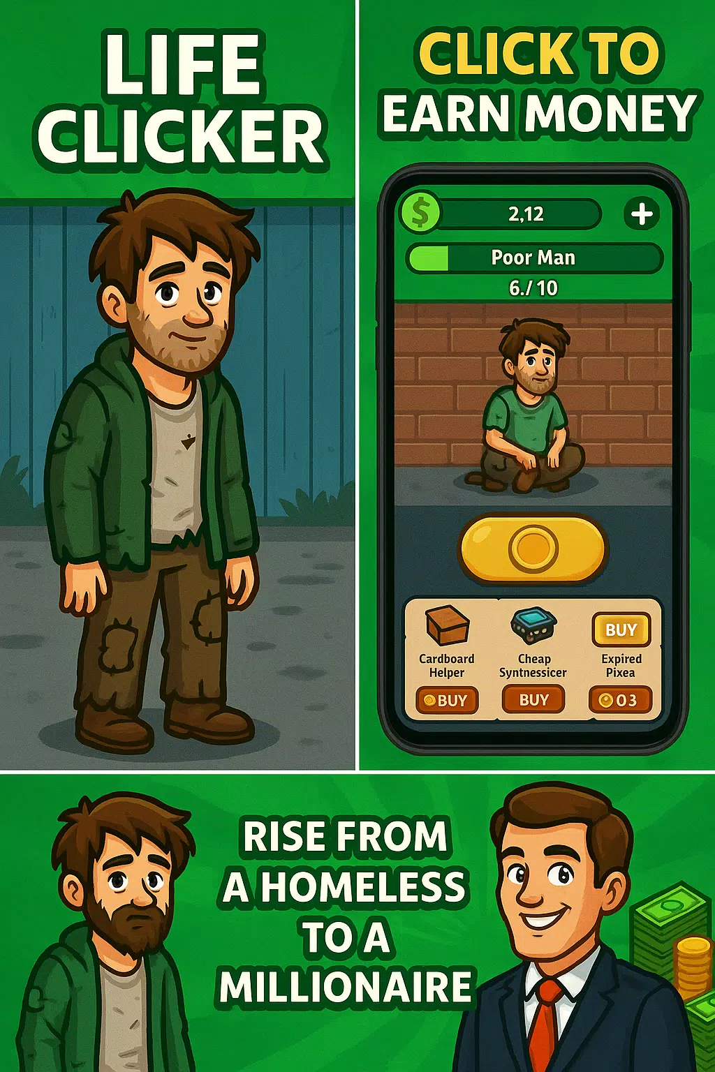 From Homeless to Millionaire