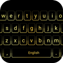 Gold Neon Keyboard APK
