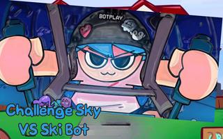Challenge Sky vs Ski Bot MOD Ekran Görüntüsü 2