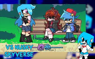 FNF vs NuSky & Skyverse Affiche