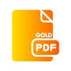 Gold PDF icône