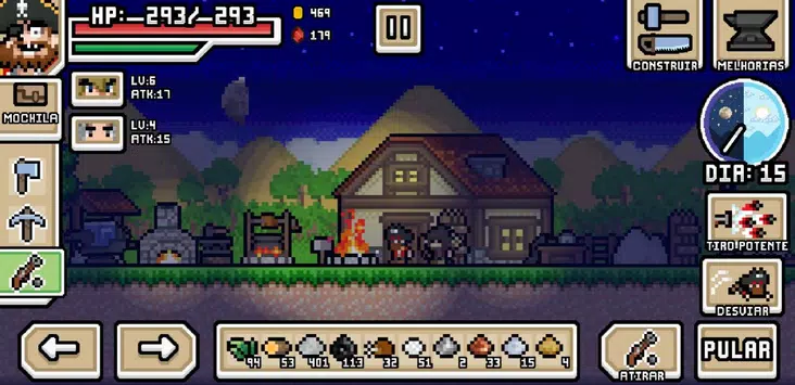 [Game Android] Ultra Pixel Survive: RPG
