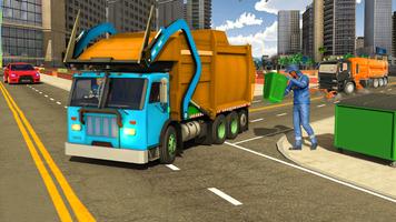 Garbage Truck Simulator Games Affiche