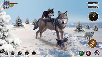 Jeux de loup sauvage Sim Wolf Affiche