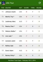 برنامه‌نما Live Golf Scores عکس از صفحه